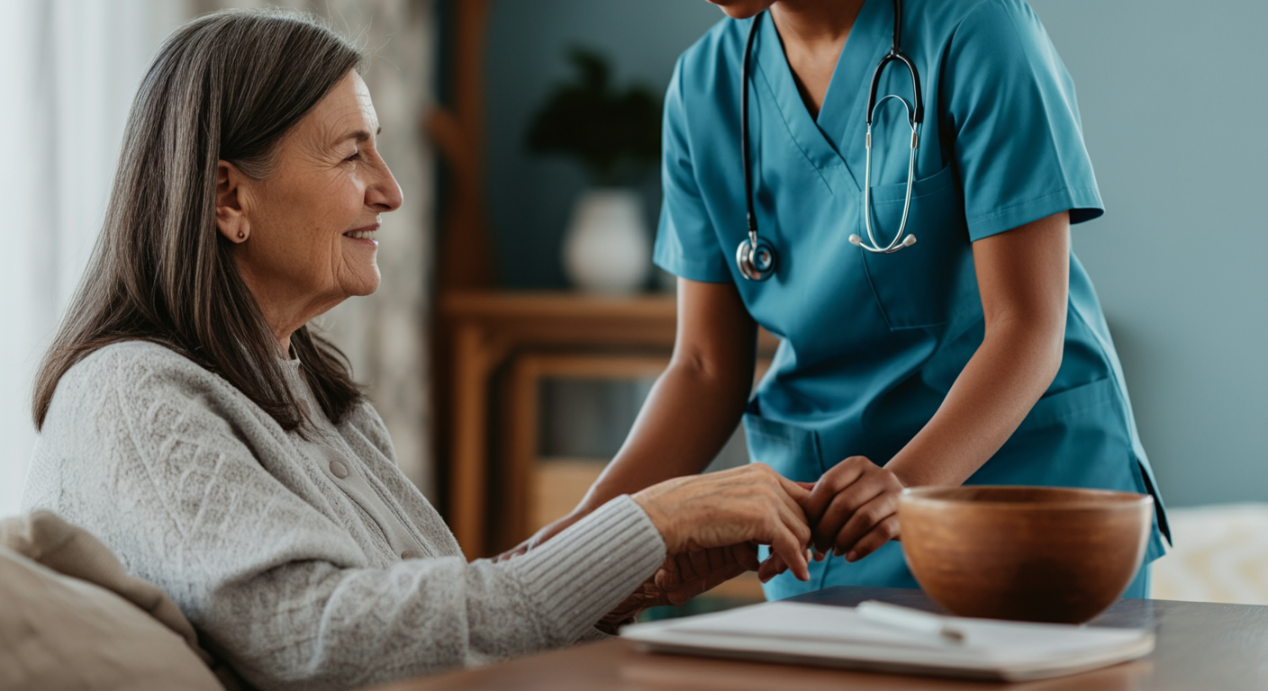 Side by side comparison of live-in caregiver vs rotating 24-hour care shift team, care options comparison