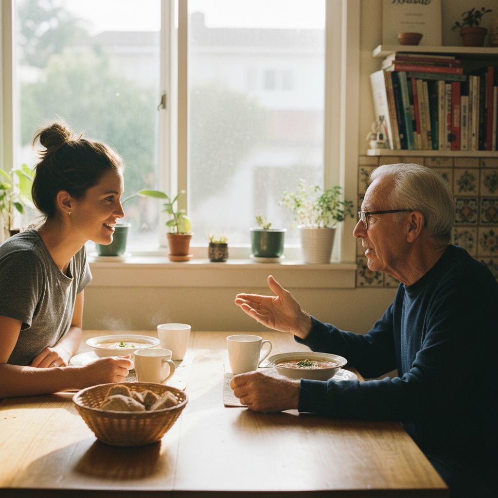 In-home senior caregiver assisting an elderly client in Culver City, Los Angeles